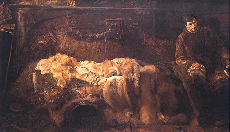 Jacek Malczewski Death of Ellenai. Norge oil painting art